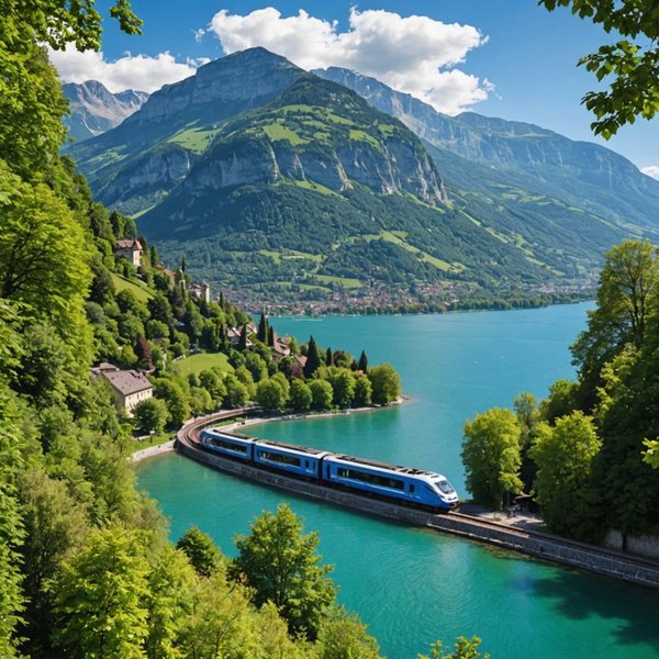 Aller au lac d'annecy : pourquoi choisir le train?